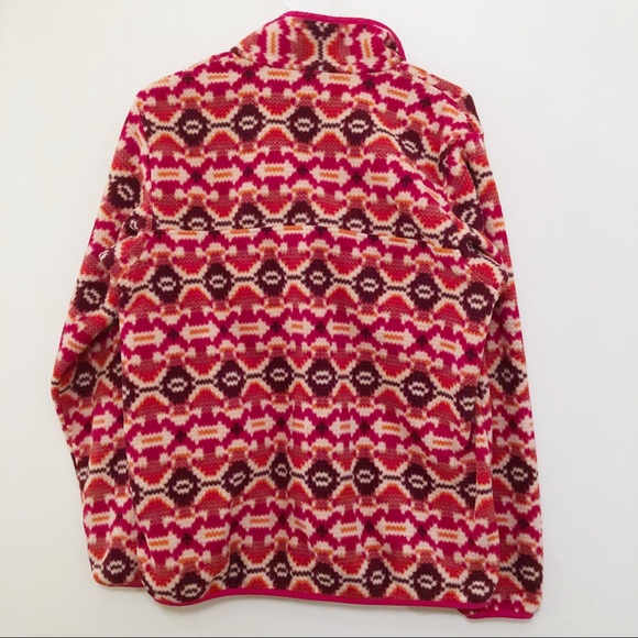 Patagonia Aztec Geometric Retool Fleece Pullover - Picture 2 of 5